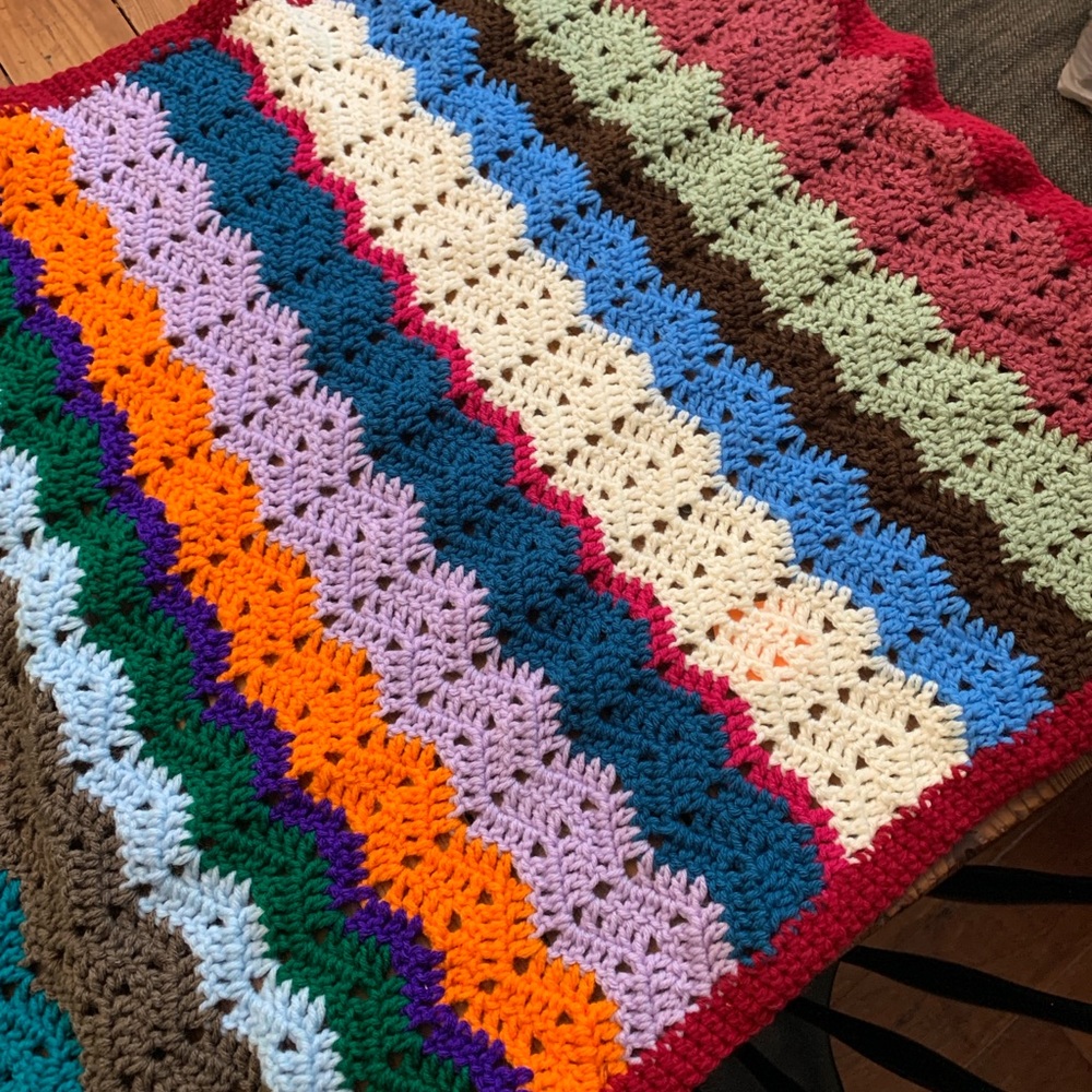 Colorful Crochet Blanket